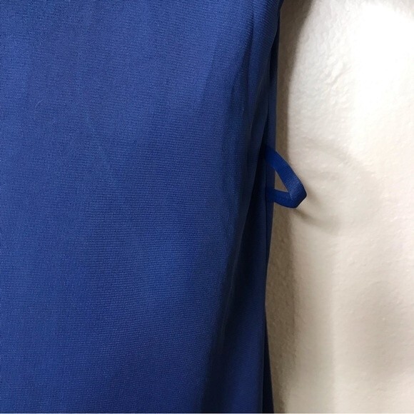 Vintage Kayser Sleep Shirt Nightgown Robe Blue Button Front Pocket Womens 38 - Picture 6 of 16